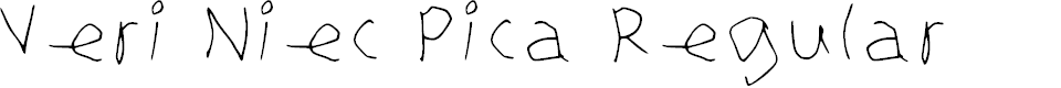 Preview image for Veri Niec Pica Regular
