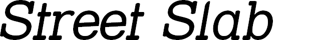 Preview image for Street Slab Italic