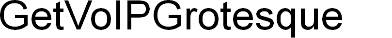 Preview image for GetVoIPGrotesque