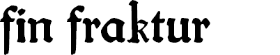 Preview image for fin fraktur