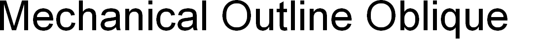 Preview image for Mechanical Outline Oblique