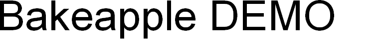 Preview image for Bakeapple DEMO Regular