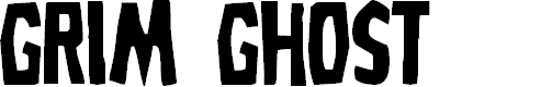 Preview image for Grim Ghost Regular Font