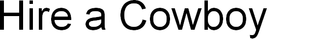Preview image for HireaCowboy-Regular