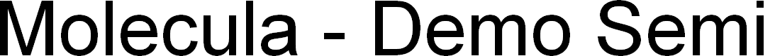 Preview image for Molecula - Demo Semi Bold