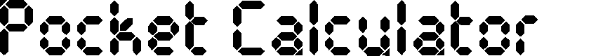 Preview image for Pocket Calculator