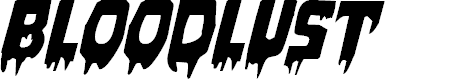 Preview image for Bloodlust Expanded Italic