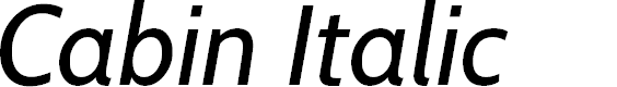 Preview image for Cabin Italic