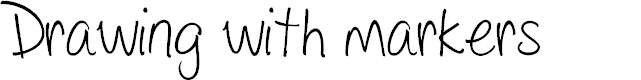Preview image for Drawing with markers
