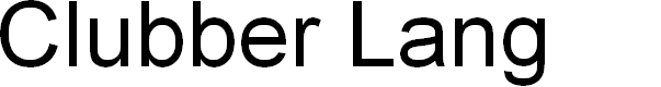 Preview image for Clubber Lang Condensed Italic