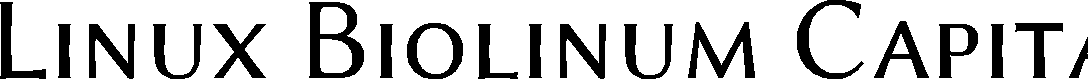 Preview image for Linux Biolinum Capitals