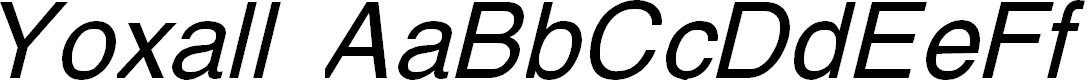 Preview image for Yoxall Italic
