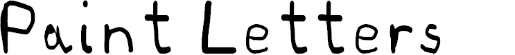 Preview image for Paint Letters (Greek Extended Light)
