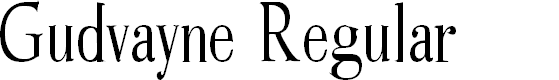 Preview image for Gudvayne Regular