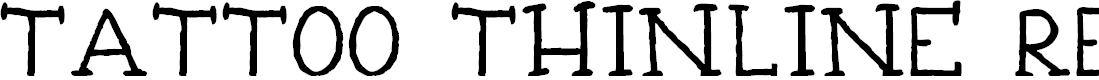 Preview image for Tattoo Thinline Regular