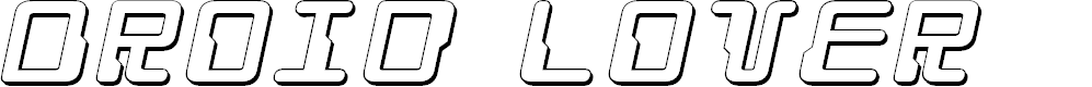 Preview image for Droid Lover 3D Expanded Italic