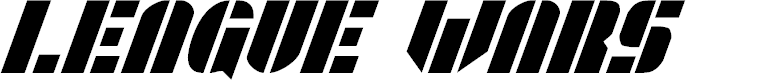 Preview image for League Wars Condensed Italic