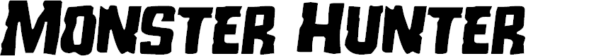 Preview image for Monster Hunter Semi-Italic