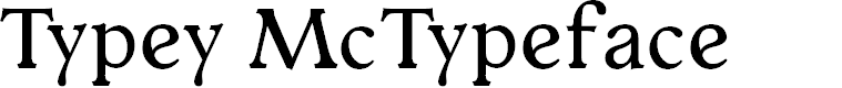 Preview image for Typey McTypeface