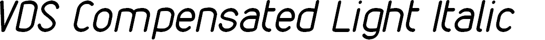 Preview image for VDS Compensated Light Italic