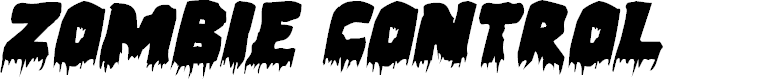 Preview image for Zombie Control Expnaded Italic