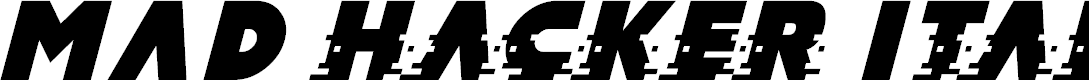 Preview image for MAD hacker Italic