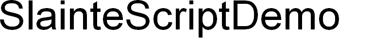 Preview image for SlainteScriptDemo