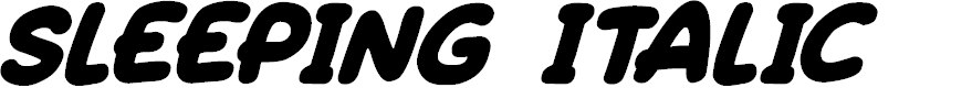 Preview image for Sleeping Italic