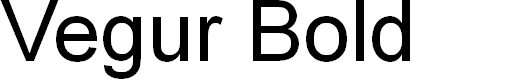 Preview image for Vegur Bold
