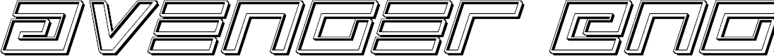 Preview image for Avenger Engraved Italic