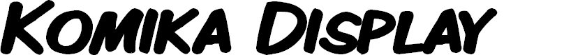 Preview image for Komika Display Kaps Bold