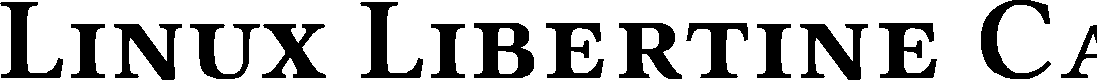 Preview image for Linux Libertine Capitals Bold