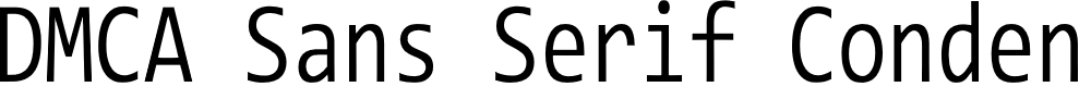 Preview image for DMCA Sans Serif Condensed Extralight
