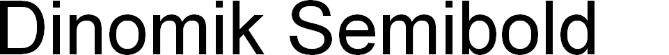 Preview image for Dinomik Semibold
