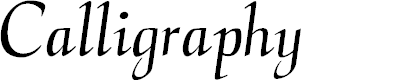 Preview image for CalligraphyFLF