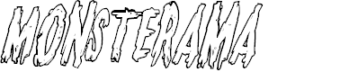 Preview image for Monsterama Outline Italic