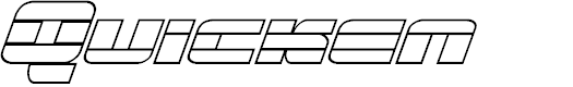 Preview image for Quicken Outline Italic