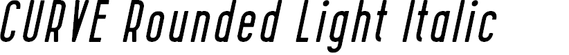 Preview image for CURVE Rounded Light Italic