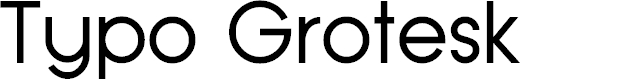 Preview image for Typo Grotesk