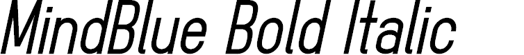Preview image for MindBlue Bold Italic