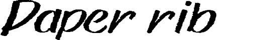 Preview image for Paper rib