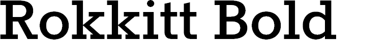 Preview image for Rokkitt Bold