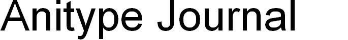 Preview image for Anitype Journal 1 Font