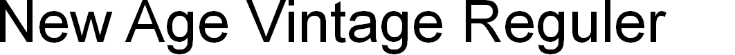 Preview image for New Age Vintage Reguler