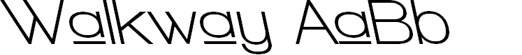 Preview image for Walkway Upper Bold RevOblique