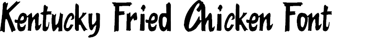 Preview image for KentuckyFriedChickenFont