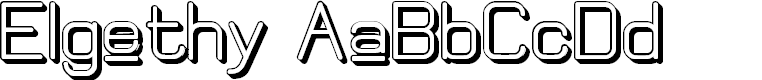 Preview image for Elgethy Upper Bold Offset