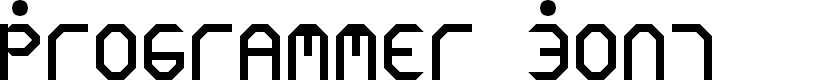 Preview image for Programmer Font by Kyle