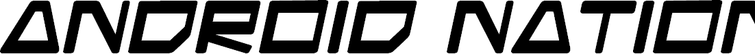 Preview image for Android Nation Bold