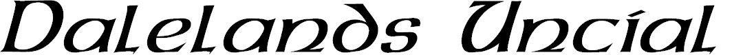 Preview image for Dalelands Uncial Italic